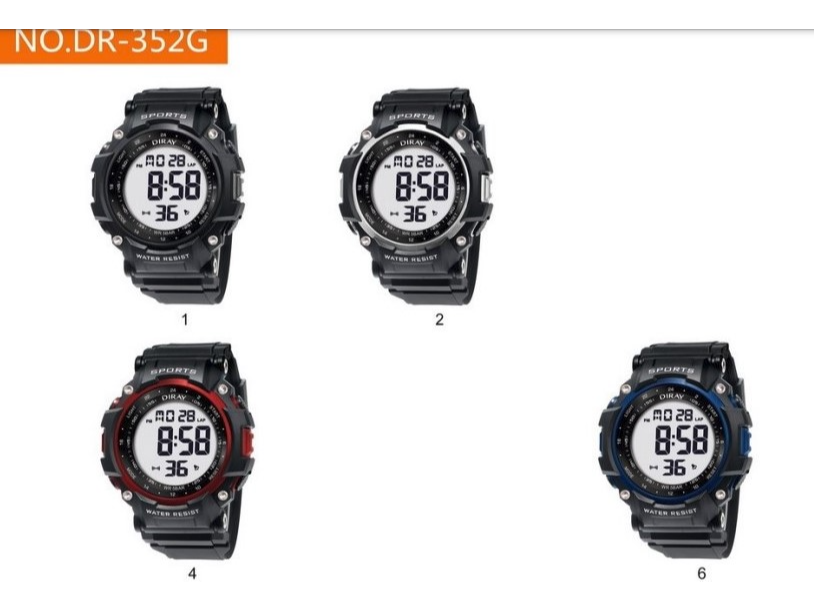 RELOJ DIGITAL DIRAY 352G  50 METROS