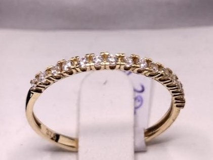 Anillo Cintillo Oro 10K