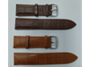 CORREAS CUERO CROCO 50126 - 22MM MARRON Y NEGRO