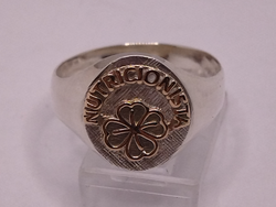 Anillo Nutriocionista Plata y oro