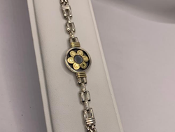 Pulsera Plata y oro Double