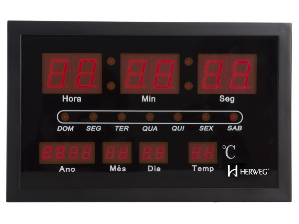 RELOJ PARED  DIGITAL  6289 ELECTRICO
