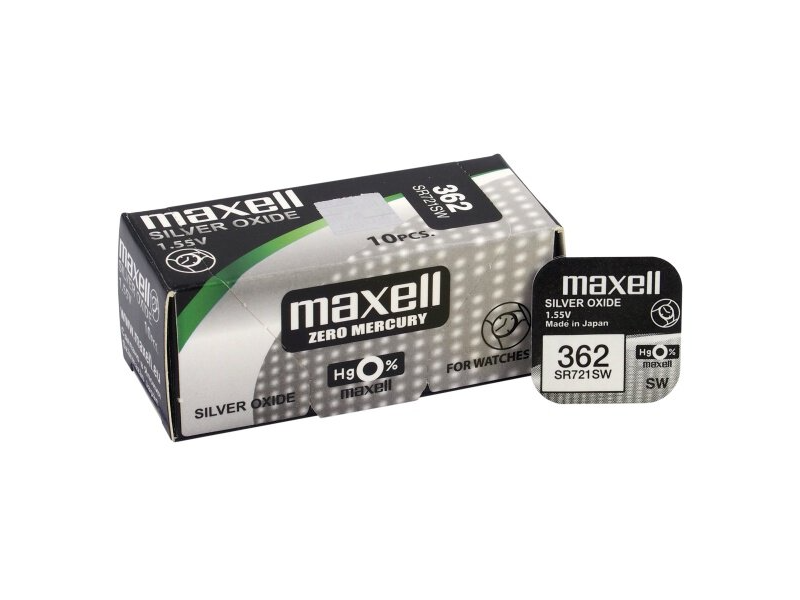 Maxell 362/721 Pila Oxido de Plata