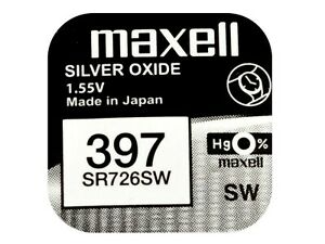 Maxell 397/726 Pila oxido de Plata