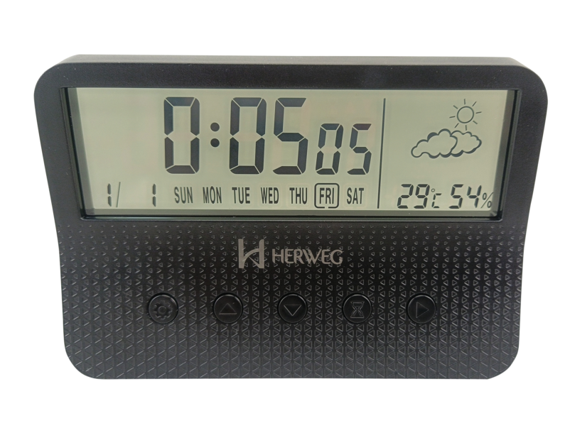 Reloj despertador digital 2986 Negro