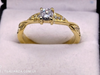 Anillo cintillo oro 18k Duquesa con circonias