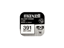 Maxell 391/SR 1120 Pilas Oxido de Plata
