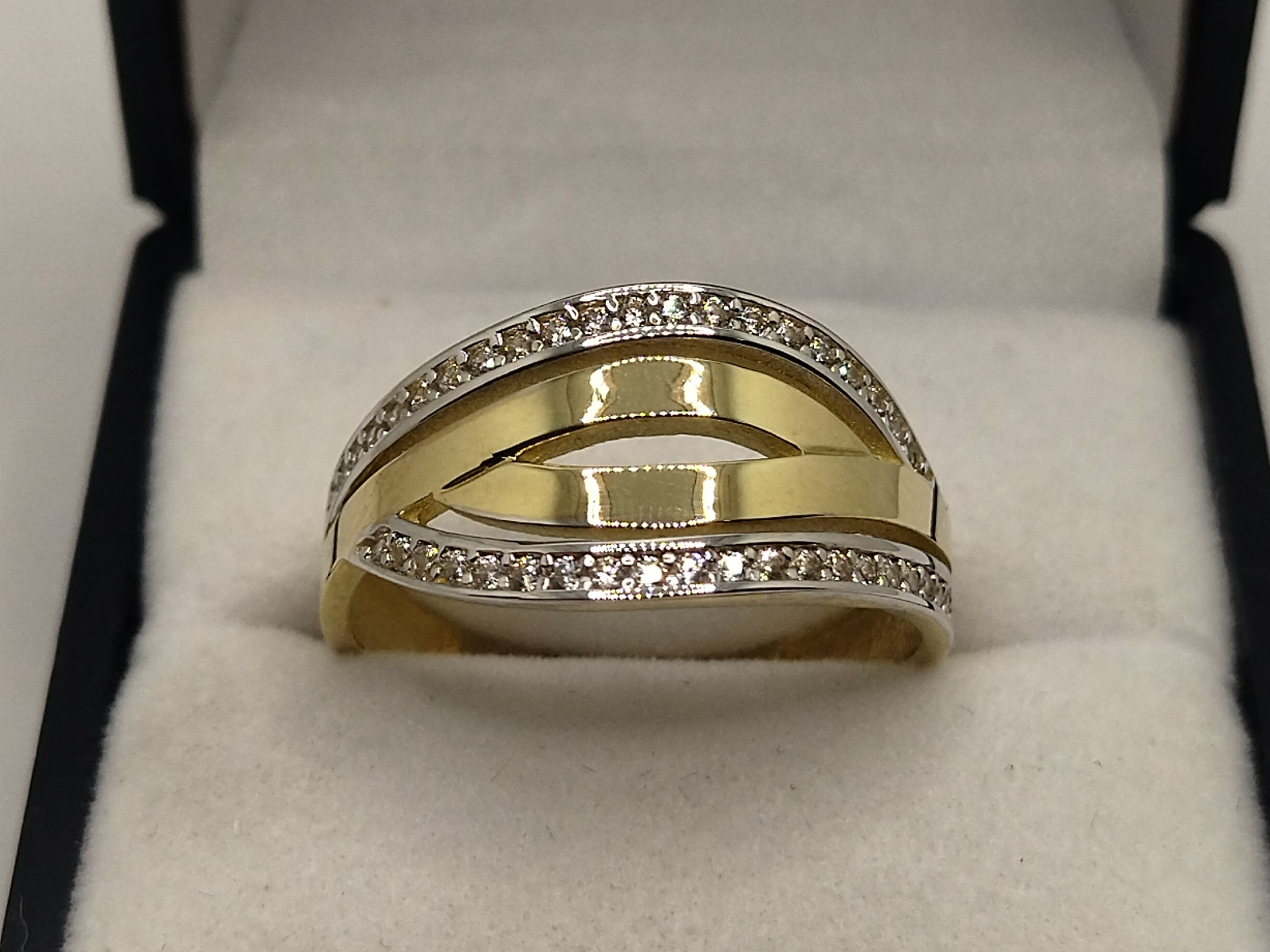 Anillo cintillo oro 10k Italiano