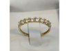 ANILLO CINTILLO ORO 10K
