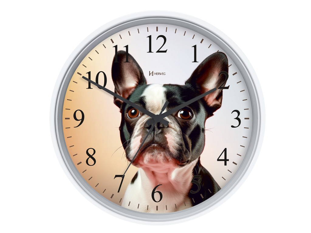 Reloj de pared 660137 Blanco y Negro