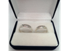 Alianzas Plata 925, 3 circonias 5.5mm de ancho bombe