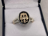 Anillo de Abogacia con onix y oro 9k