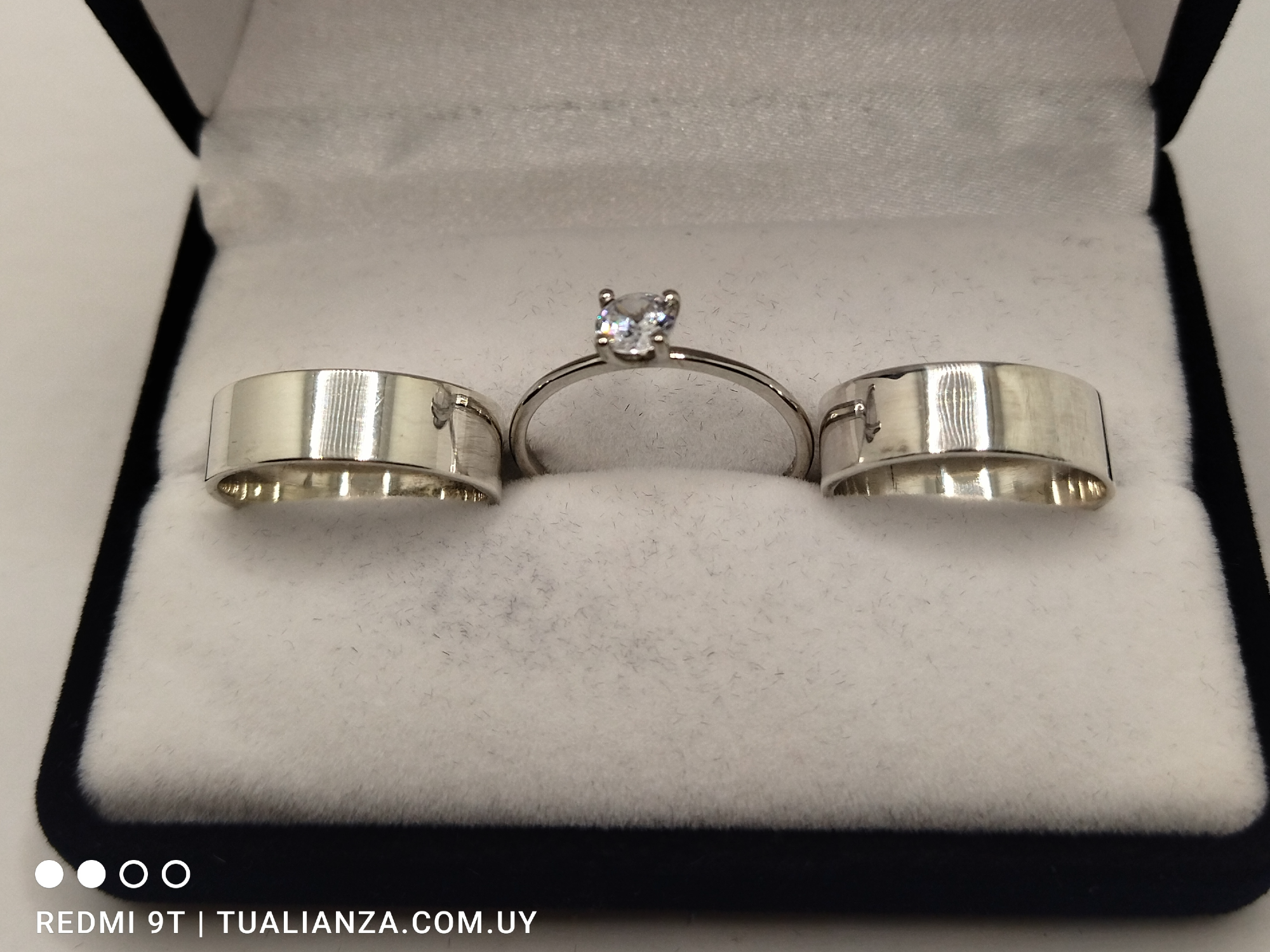 Alianzas Plata 925, Cintas  , 6mm de ancho, con cintillo, grabado láser de obsequio con la compra .