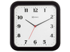 6145-034 Reloj Pared 22x22cm Cuadrado Negro