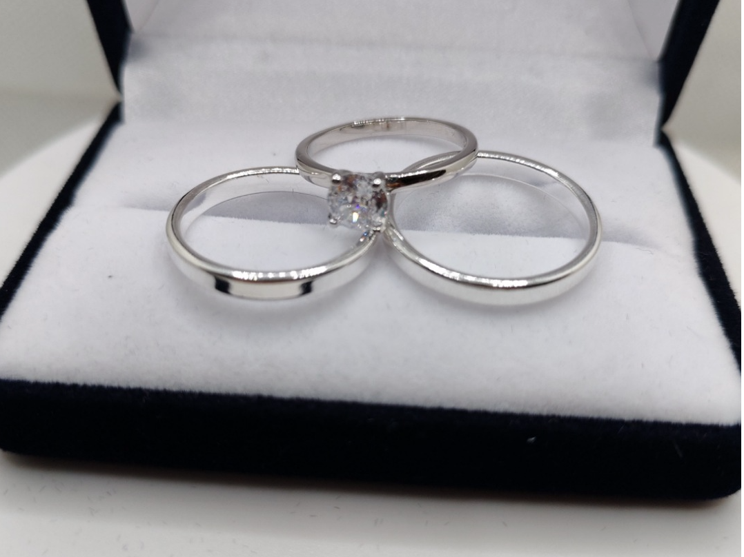 Alianzas de plata 925 cinta 3mm