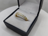 Anillo Cintillo Oro 10K Circonias