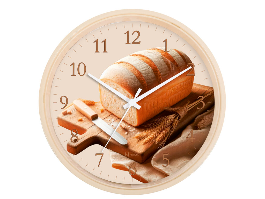 660138 Reloj Pared Herweg Decorativo Beige 22cm