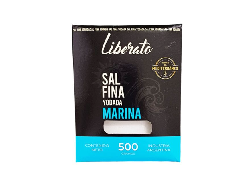 Sal marina Liberato yodada fina