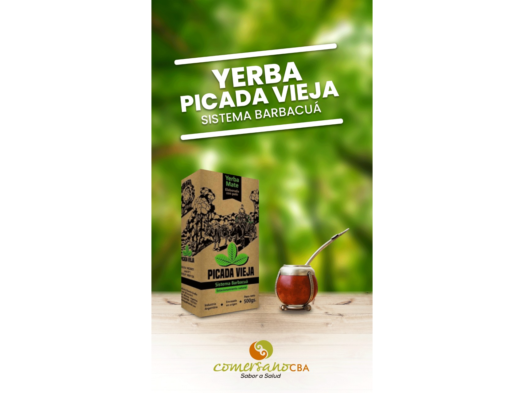 Yerba Picada Vieja Barbacua (ahumada)