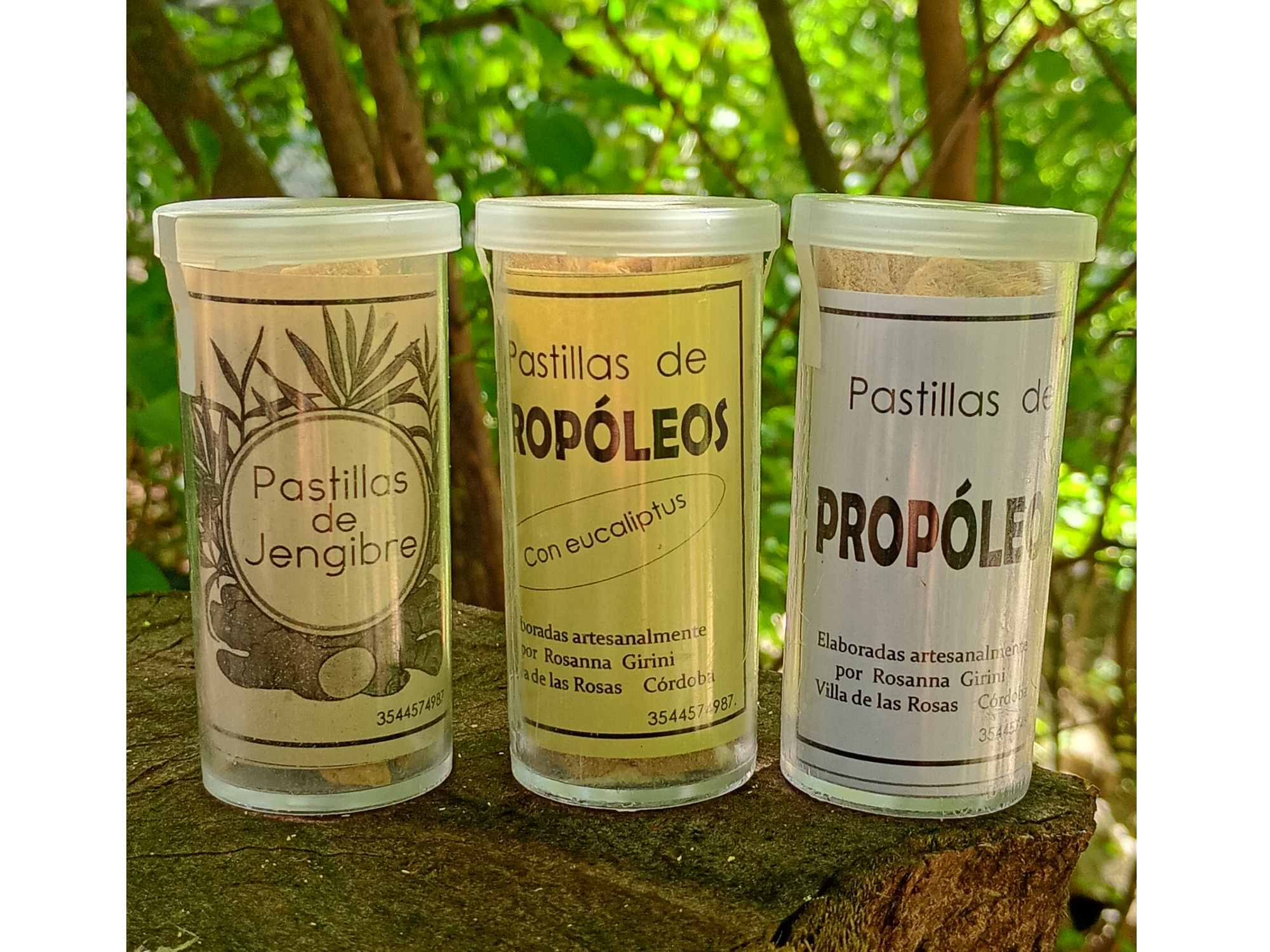 Pastillas de Propóleo - Propóleo y Eucaliptus - Jengibre