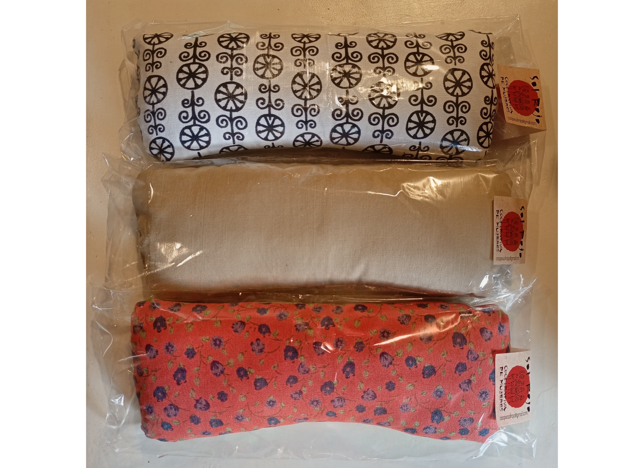 Almohadillas de Semillas de lino y lavanda
