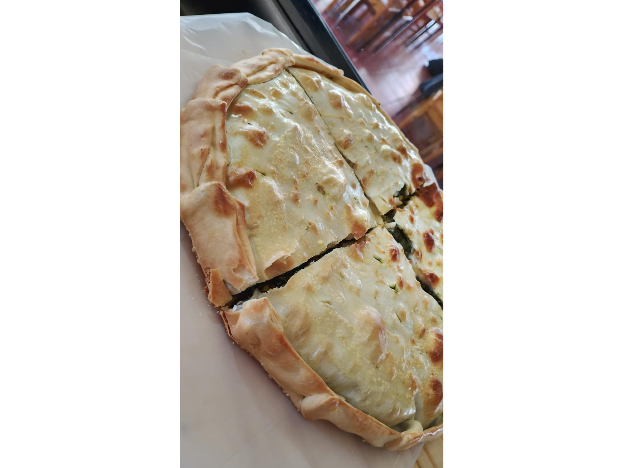 Tarta de verduras + ensalada