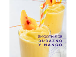 Smoothie de mango y durazno