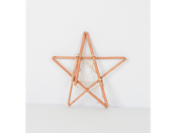 ESTRELLA DE MIMBRE 20 CM