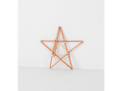 ESTRELLA DE MIMBRE 10 CM