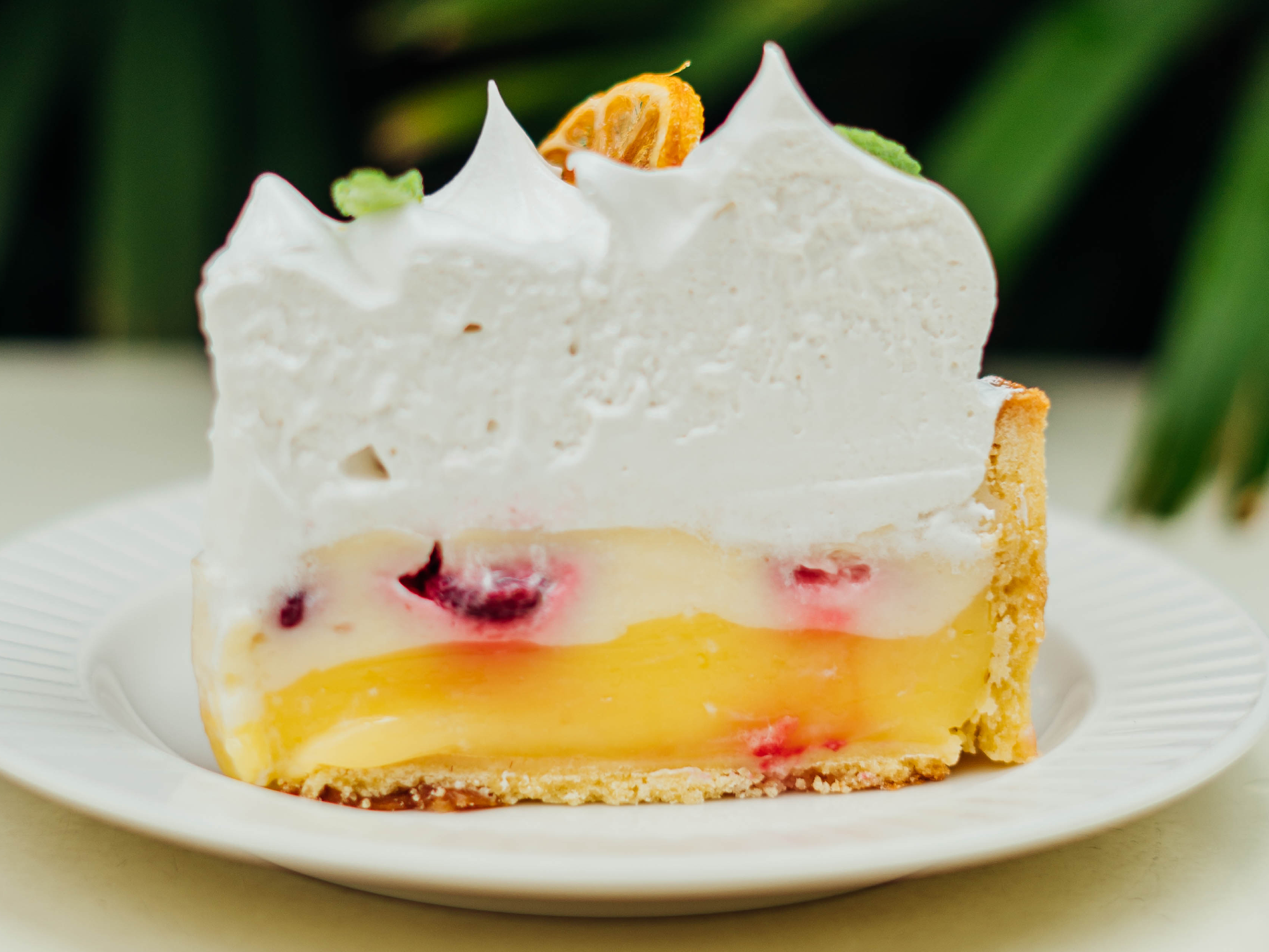 RASPBERRY LEMON PIE