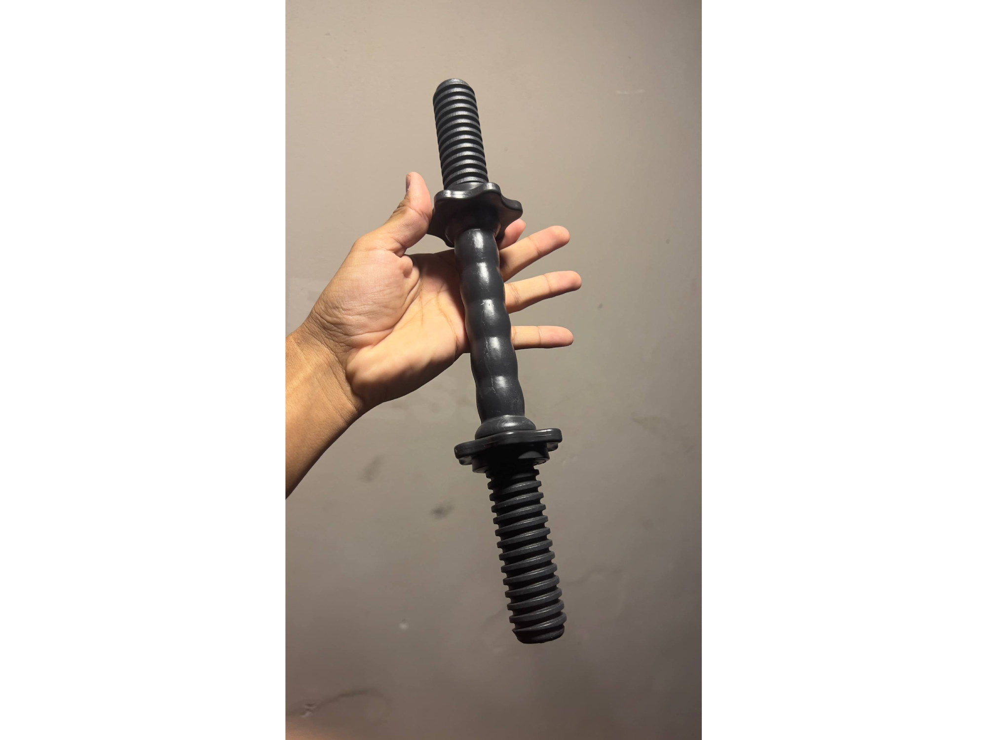 Par de mancuernas a rosca de PVC