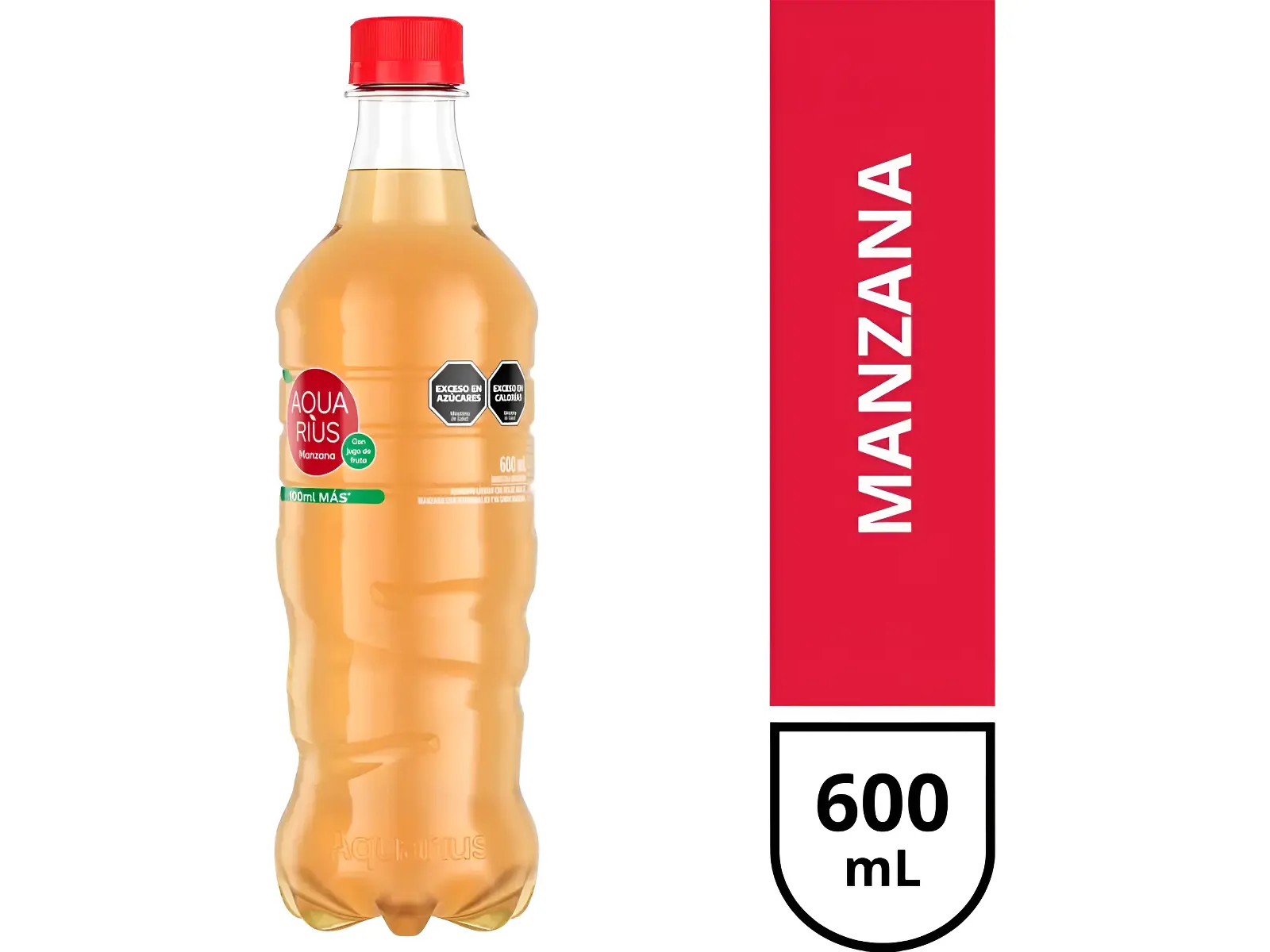 Botella de Aquarius Manzana 600ml