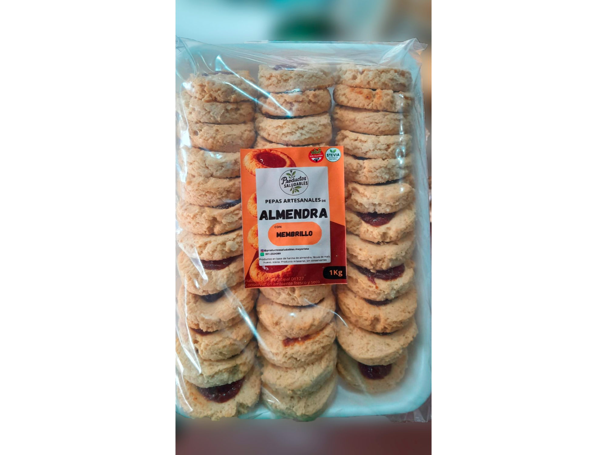 Pepas Almendra y Membrillo