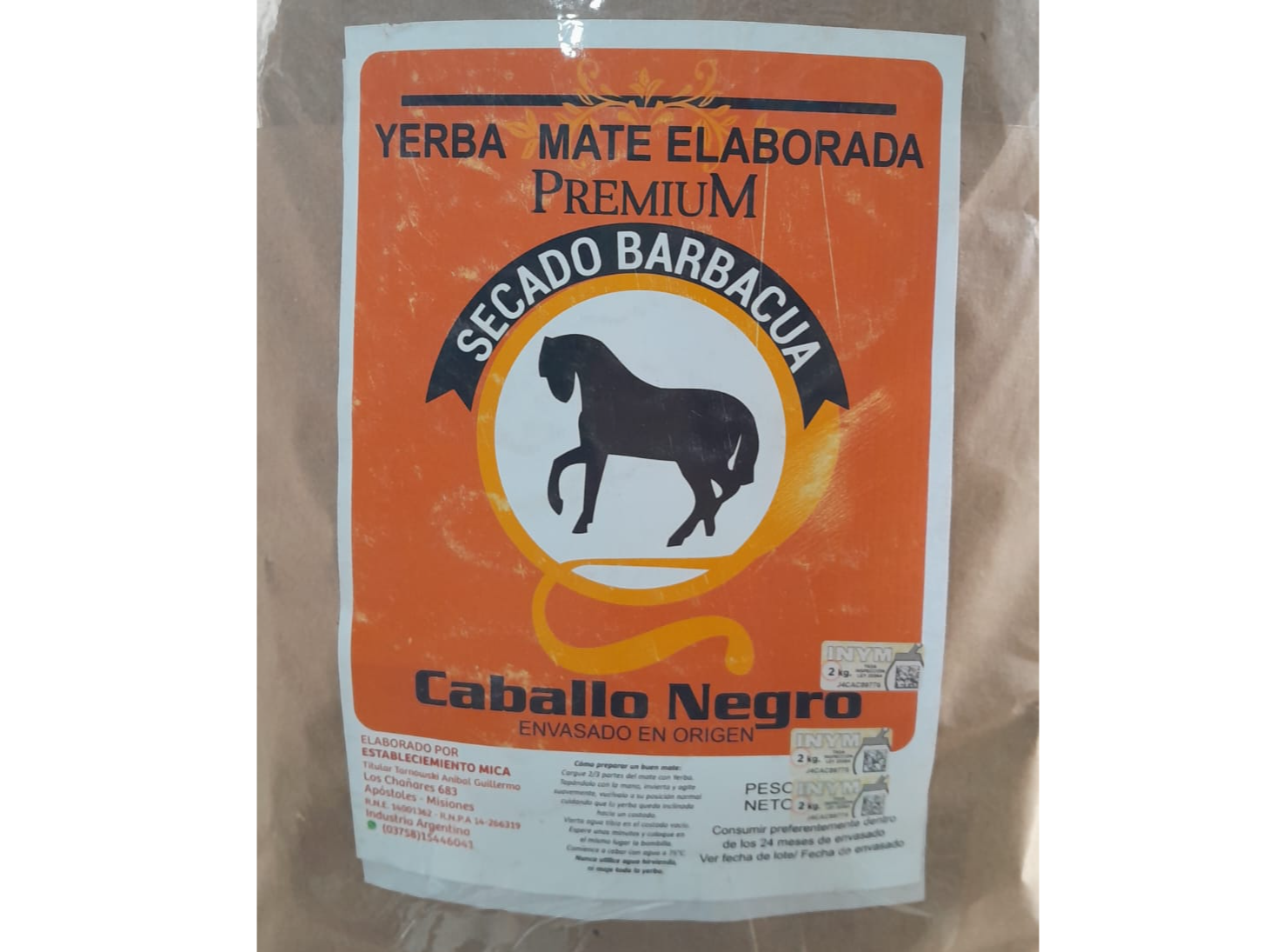 Caballo Negro Secado Barbacua