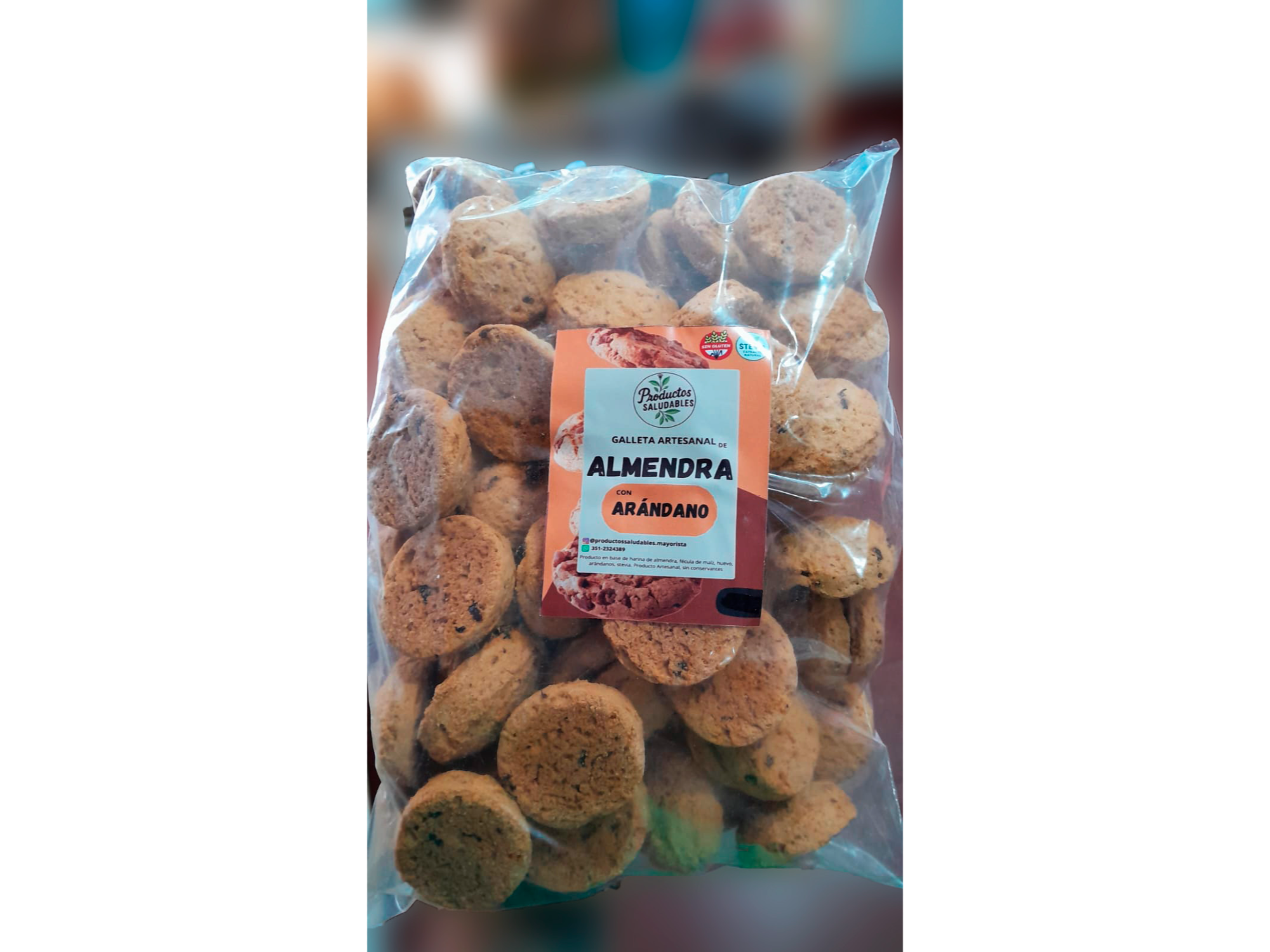 Harina Almendra y Arandanos