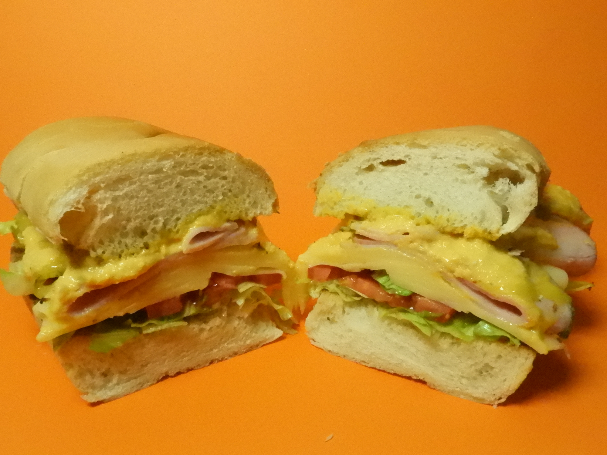 Sanguche JAMON Y QUESO X2