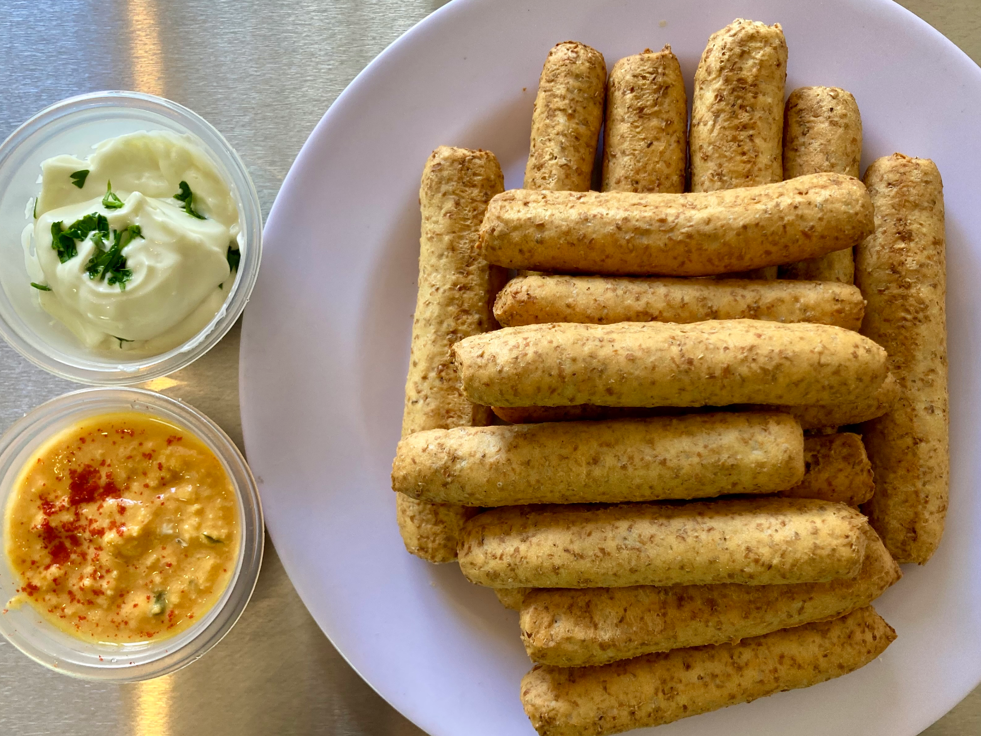 DOBLE Grisines y aderezos