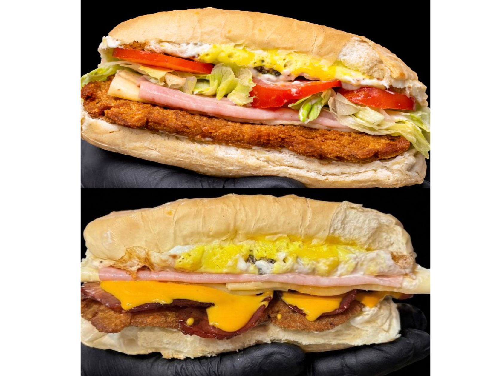 4SANG MILA COMPLETOS + papas fritas