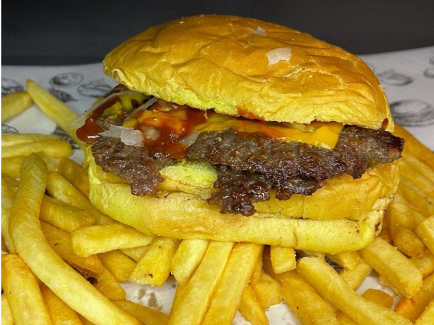 4burgers CUARTOS DE LIBRA con papas!