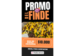 BOX DE PAPAS MESSIRVE (Ideal para compartir)