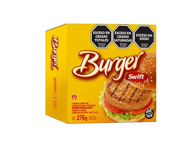 hamburguesas swift burger x 4