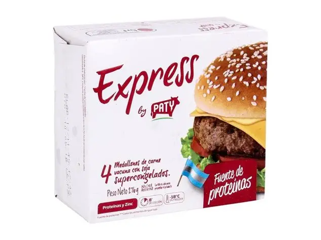hamburguesas patty express x4