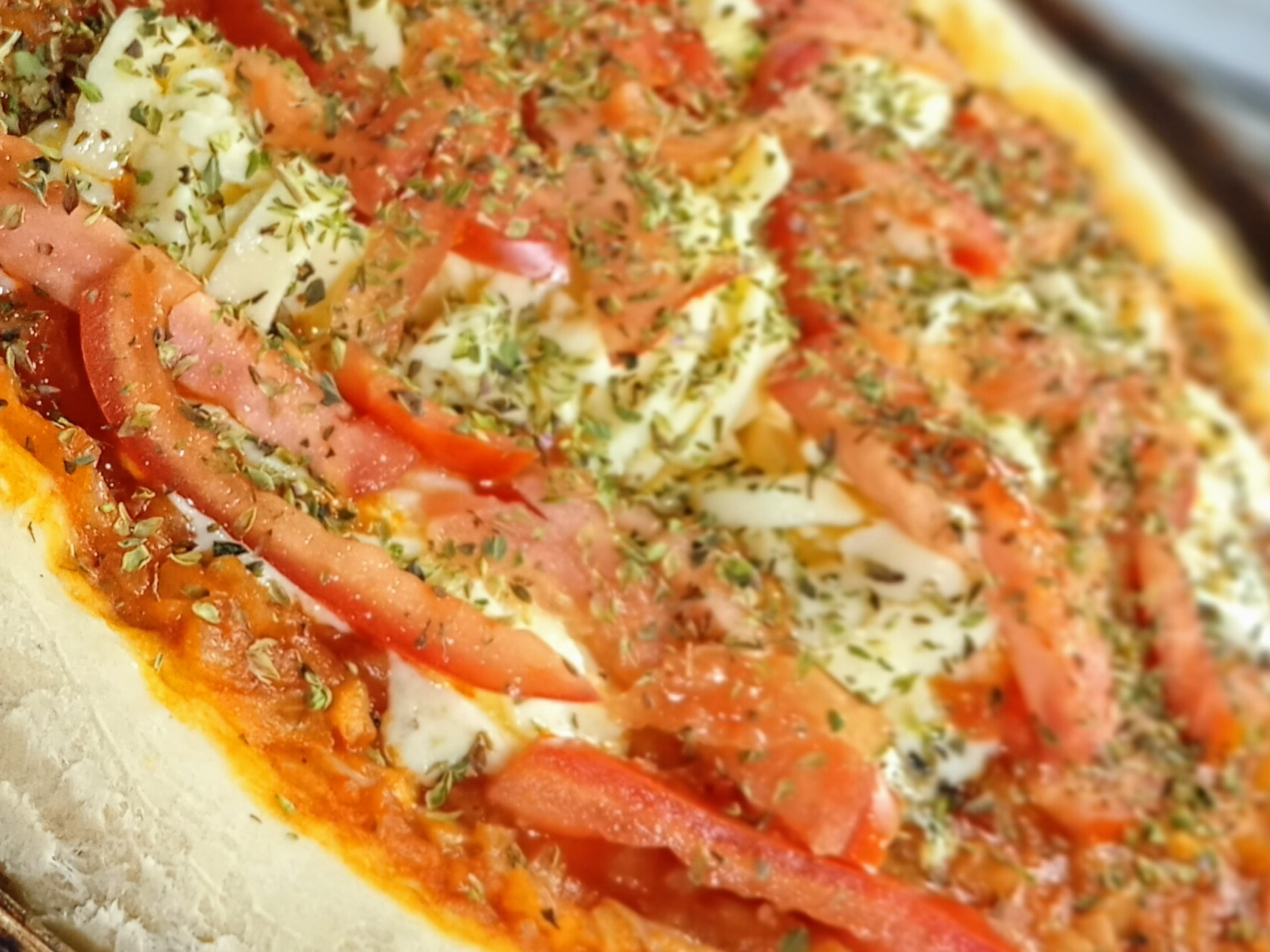 muzzarela y tomate (sin ajo)