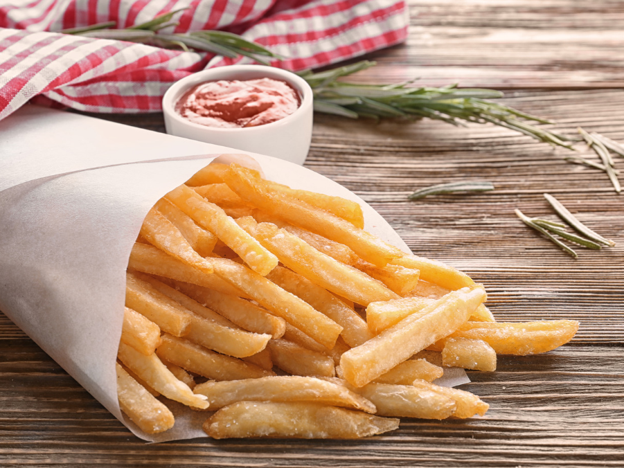 Cono de papas fritas