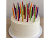 Velas tornadas con brillo