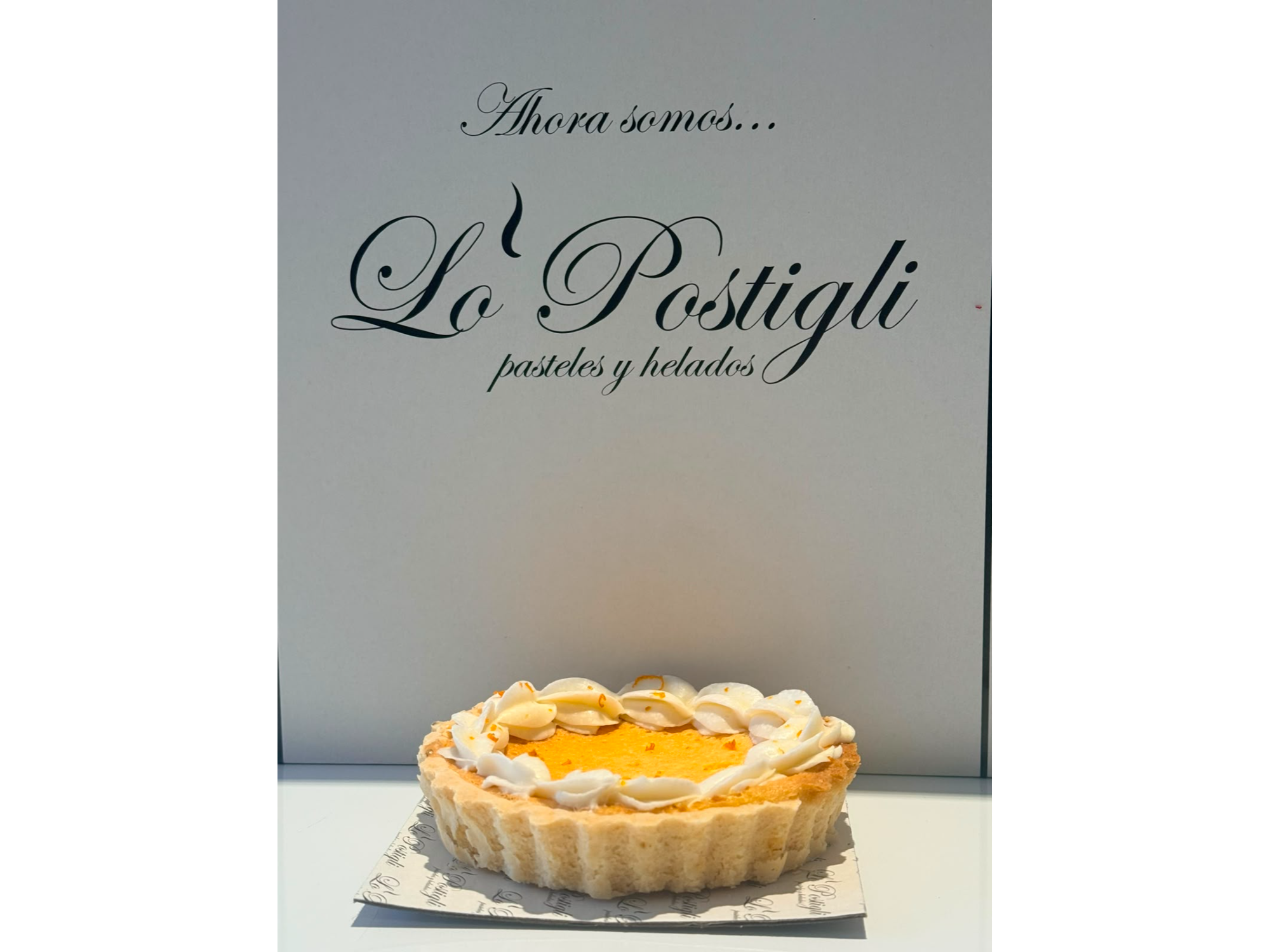 Tartin queso y naranja
