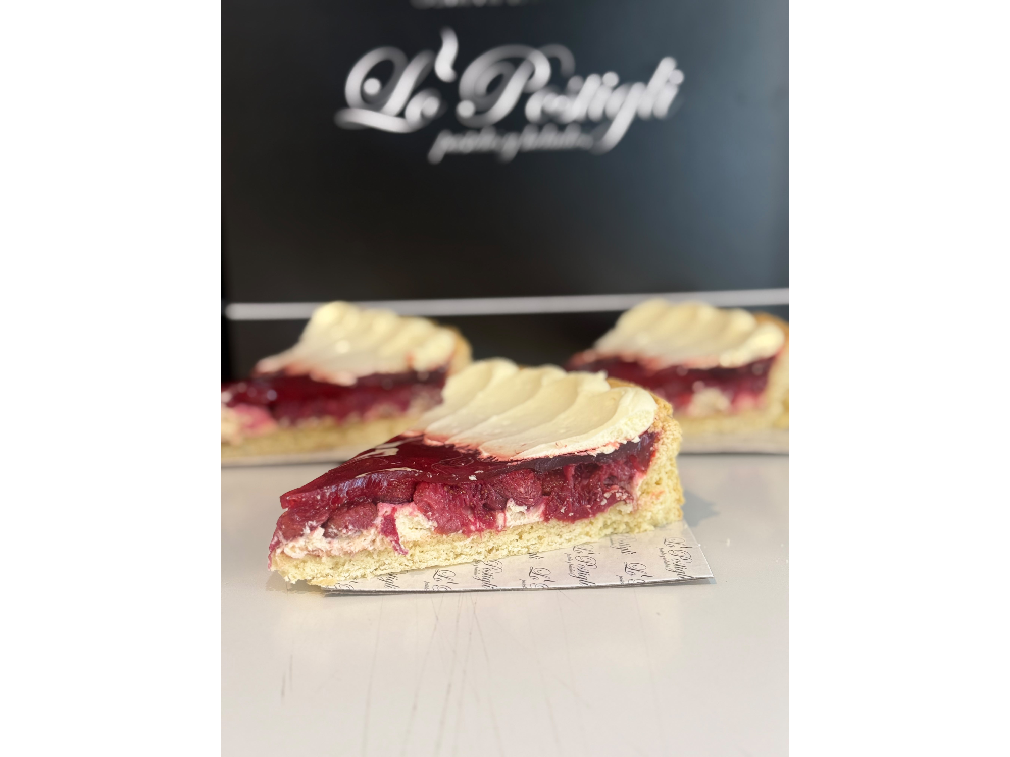 Porcion tarta de frutilla
