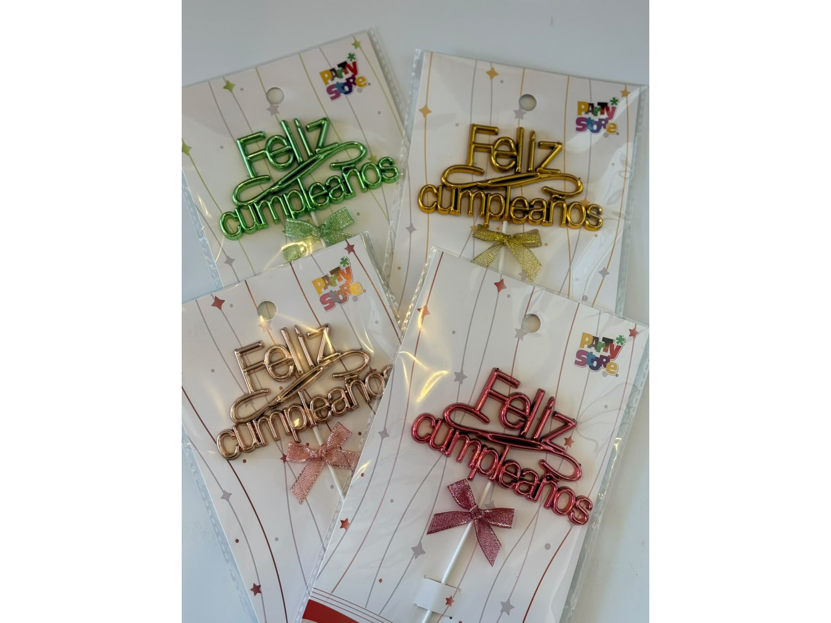 Cartel "Feliz cumpleaños"