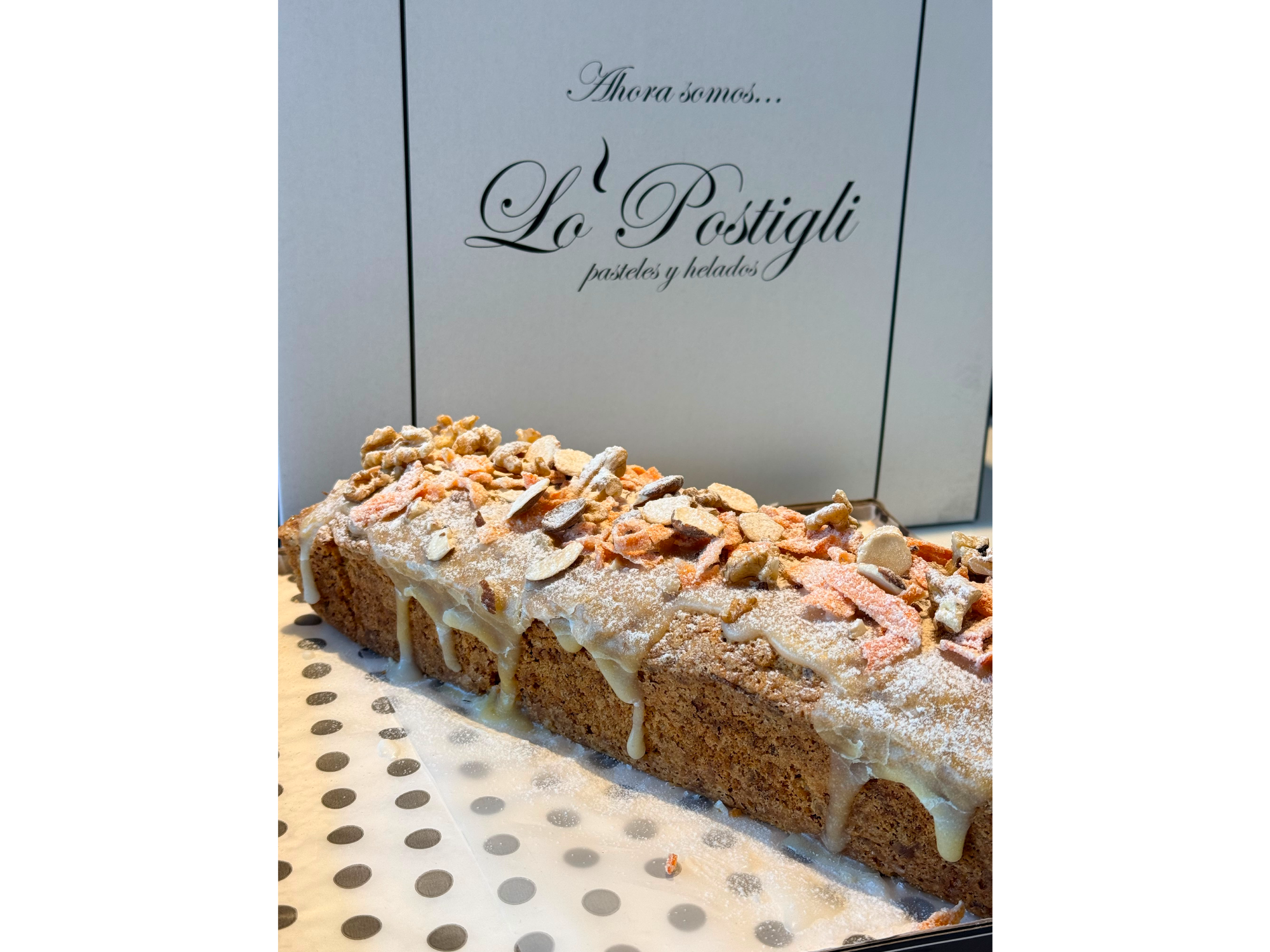 Budin de carrot cake