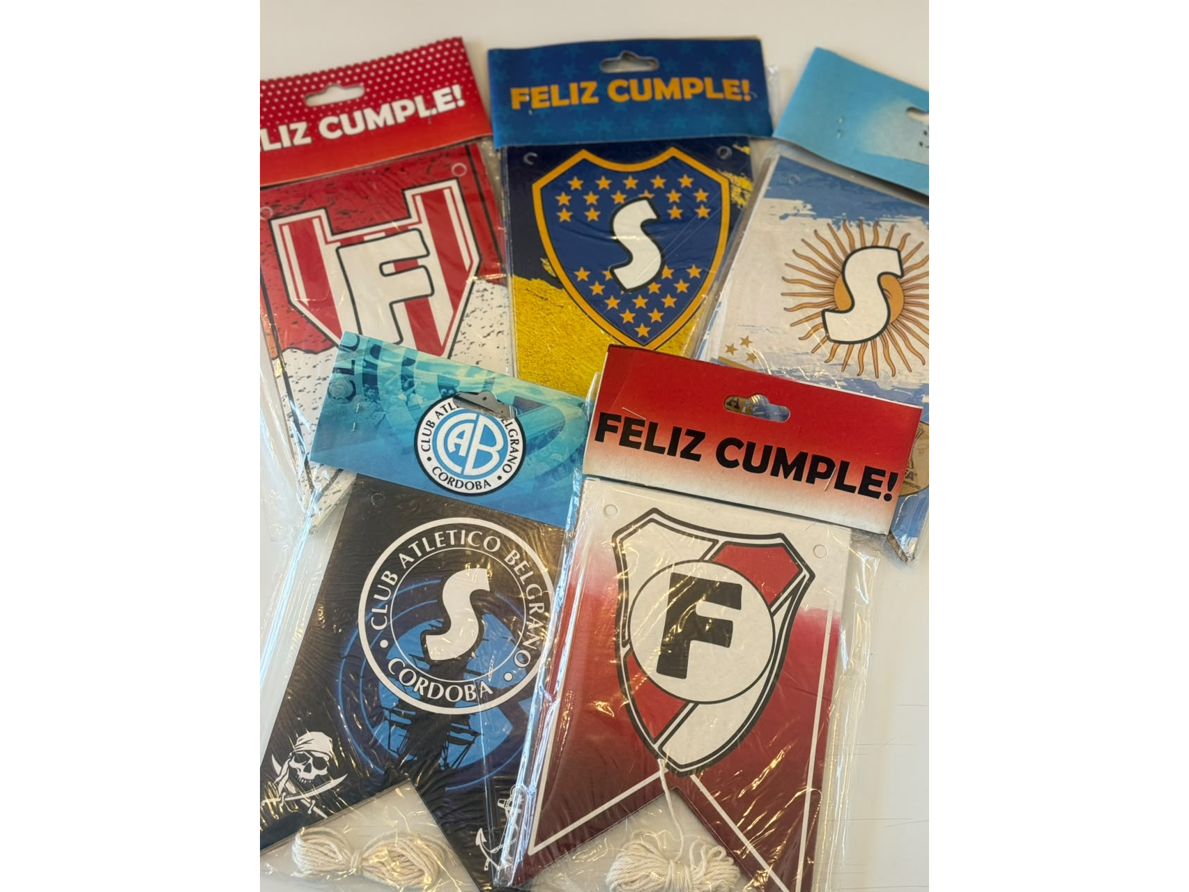 Banderines de futbol